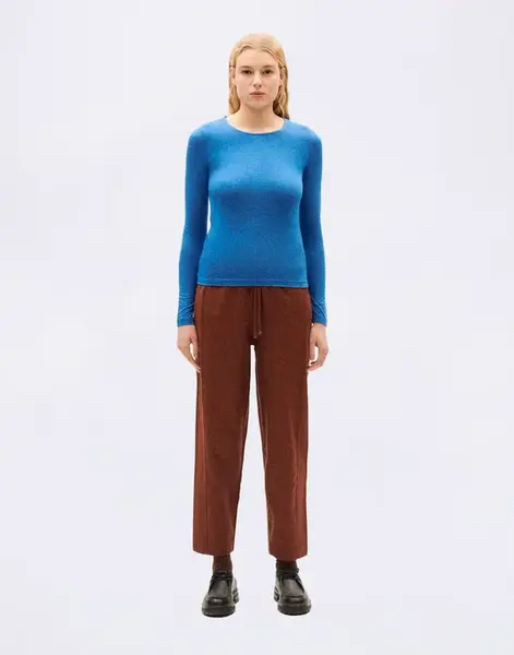 Thinking MU Blue Brisa Cachemire Top BLUE S