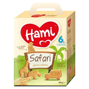 HAMI Safari detské sušienky 180 g