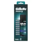 GILLETTE Mach3 Náhradná hlavica 8 ks + Mach3 Comfort Gél na holenie 200 ml