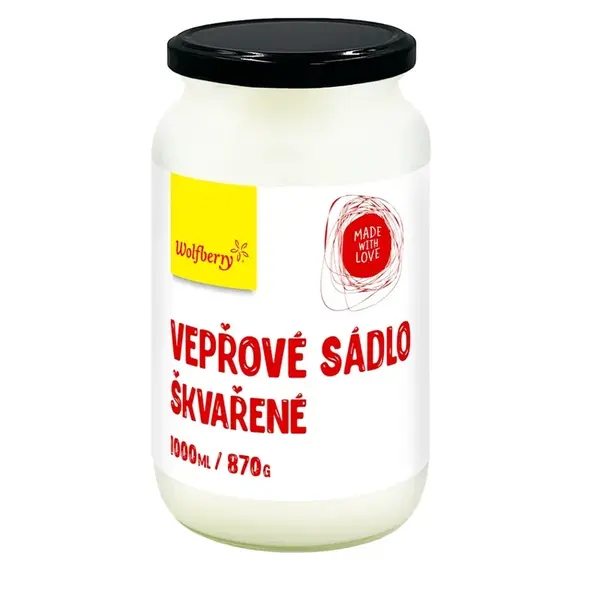 WOLFBERRY Sadlo škvarené bravčové 870 g