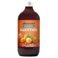 ALLNATURE Rakytníková šťava 100% BIO 500 ml