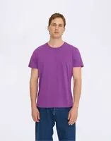 Organic Basics True Regular Fit Tee Aubergine M