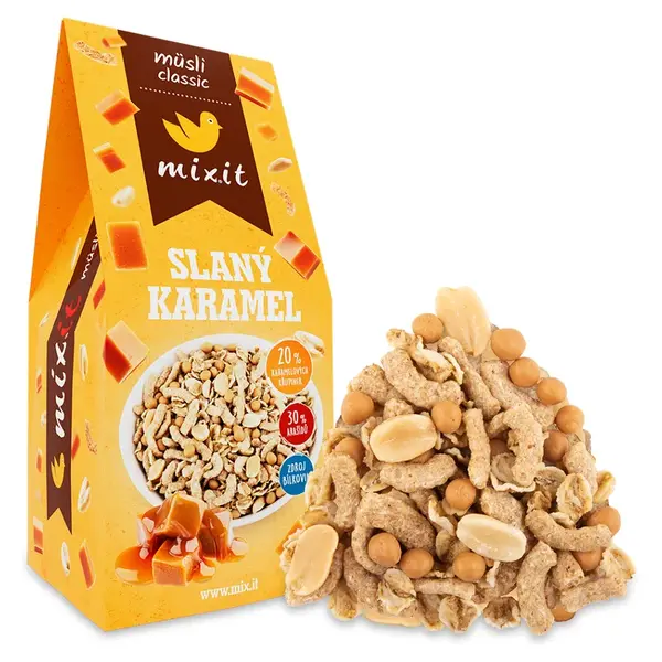 MIXIT Müsli classic slaný karamel 360 g