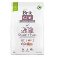 Brit Care Dog Sustainable Junior Large Breed Chicken & Insect 3 kg