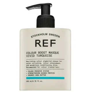 REF Colour Boost Masque vyživujúca maska ​​s farebnými pigmentmi pre oživenie farby Vivid Turquoise 200 ml