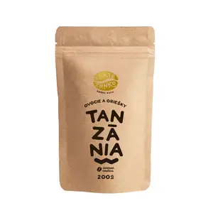 Káva Zlaté Zrnko - Tanzánia - "Ovocie a Oriešky" 200g