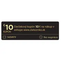 Darčekový kupón 10€