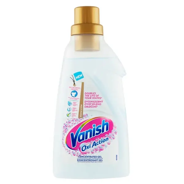 VANISH Oxi Action Gél na bielenie a odstránenie škvŕn 750 ml