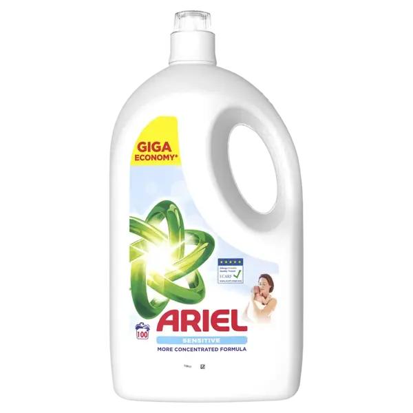 ARIEL Sensitive tekutý prací gél 100 praní 4,5 l