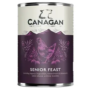CANAGAN Senior feast konzerva pre psov 400 g