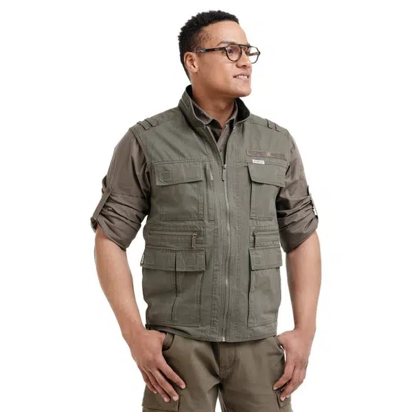 Bushman vesta Fargo II tmavá khaki S
