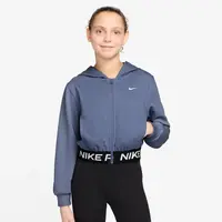 Nike Pro Fleece Big Kids (Girls) Dri-FIT Full-Zip Hoodie S