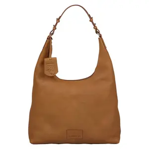 Dámska kožená kabelka cez rameno Burkely Noal - koňak