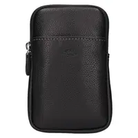 Dámska kožená kabelka na mobil a doklady Katana Anastesa - čierna