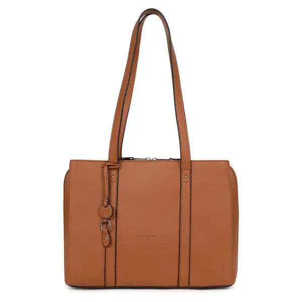 Dámska elegantná kabelka Hexagona Solange - hnedá