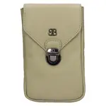 Dámska kožená kabelka na telefón a doklady Bellicci Aldea - svetlo zelená