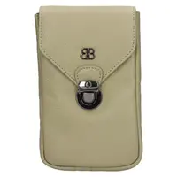 Dámska kožená kabelka na telefón a doklady Bellicci Aldea - svetlo zelená