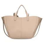 Dámska kožená kabelka Italia Violla - béžová