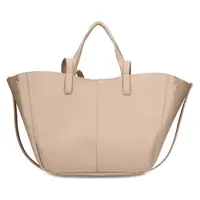 Dámska kožená kabelka Italia Violla - béžová