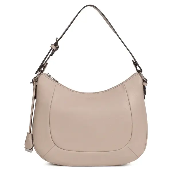 Dámská kožená kabelka Hexagona Polly - béžová