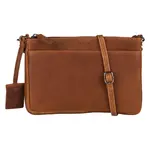 Dámská crossbody kožená kabelka Burkely Linda - koňak