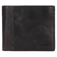 Pánska kožená peňaženka Lagen Kelevi - čierna