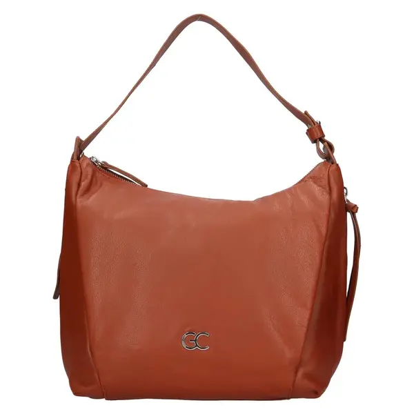 Dámska kožená kabelka Gianní Conti Loréne - koňak