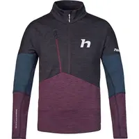 Hannah NIRO HZ Pánska funkčná mikina, vínová, veľkosť