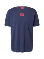 HUGO Tričko 'Diragolino212'  námornícka modrá / červená