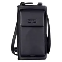 Kožená dámská kabelka s peněženkou Sparwell Livia - černá