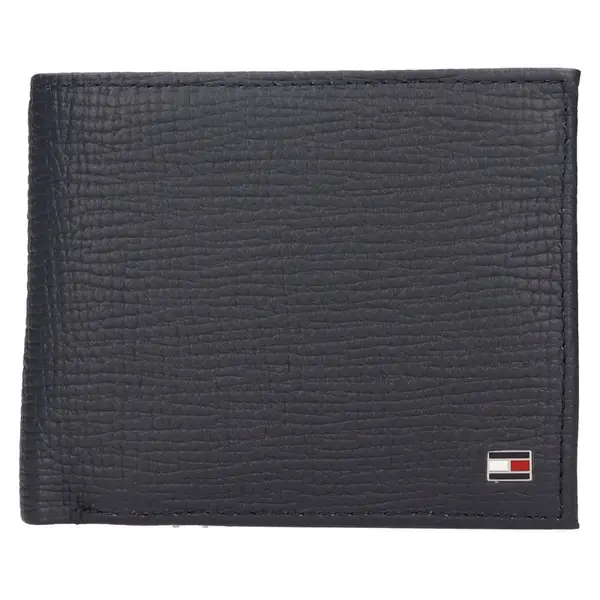 Pánská kožená peněženka Tommy Hilfiger Perron - tmavě modrá