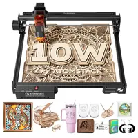 ATOMSTACK A10 Pro V2 10W Laser Engraver 400mm/s High Speed 0.01mm Precision 0.06*0.08mm Spot 410*380mm