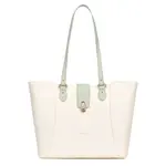 Dámská elegantní kabelka Hexagona Coralie - bílo-zelená