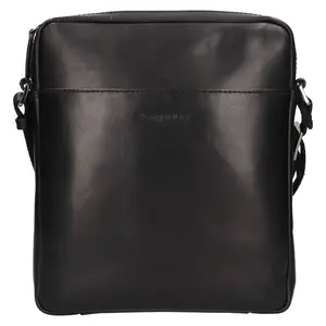 Pánská kožená taška přes rameno Bugatti Otiss - černá