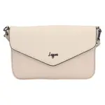 Dámská kožená crossbody kabelka Lagen Rikke - krémová