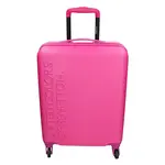 Kabínový cestovný kufor United Colors of Benetton Aura - růžová