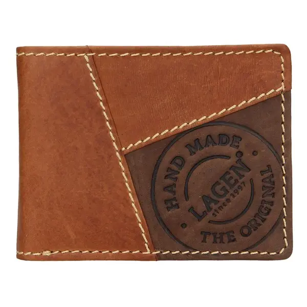 Pánska kožená peňaženka Lagen Baltazar - hnedá