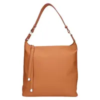 Dámska kožená kabelka Facebag Filonna - hnedá