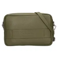 Trendy dámska kožená crossbody kabelka Facebag Martes - olivová