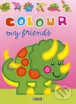 Colour my friends - Dino - kniha z kategorie Omalovánky