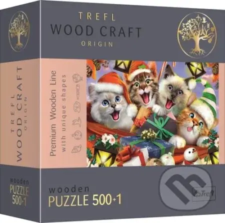 Vánoční kočky (Wood Craft Origin puzzle)