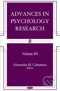 Advances in Psychology Research - Alexandra M. Columbus - kniha z kategorie Psychologie