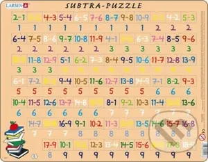 Subtra Odčítanie AR7 - puzzle z kategorie Naučné puzzle