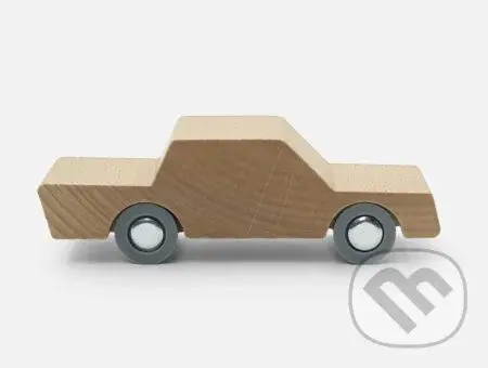 Drevené autíčko Tam a späť k autodráhe waytoplay