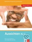 Aussichten A2.2 Kurs-und Arbeitsbuch + CD + DVD - kniha z kategorie Jazykové učebnice a slovníky