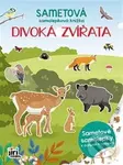 Sametová samolepková knížka - Divoká zvířata - kniha z kategorie Samolepky