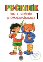 Početník pro 1. ročník s omalovánkami - 1. díl (Číslice 1, 2, 3, 4) - kniha z kategorie 1. stupeň