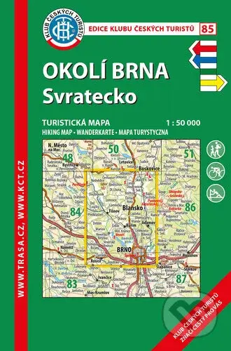 Okolí Brna Svratecko 1:50 000 (Turistická mapa) - kniha z kategorie Mapy