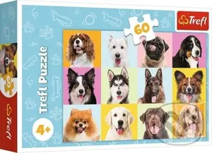 Roztomilí pejsci - puzzle z kategorie 15 – 60 dielikov