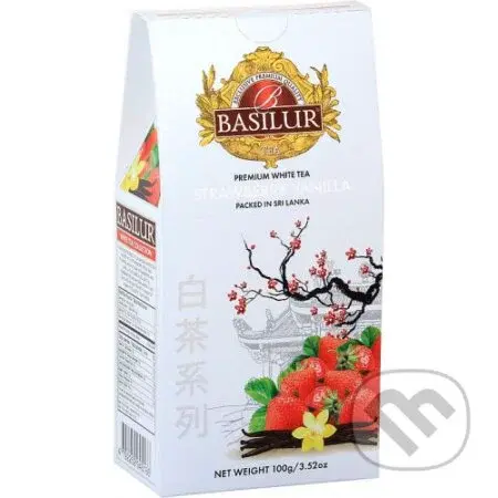 BASILUR White Tea Strawberry Vanilla 100g